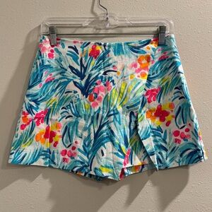 Lilly Pulitzer Size 4 Serene Blue Tippy Top Marii Skort Resortwear Preppy Casual